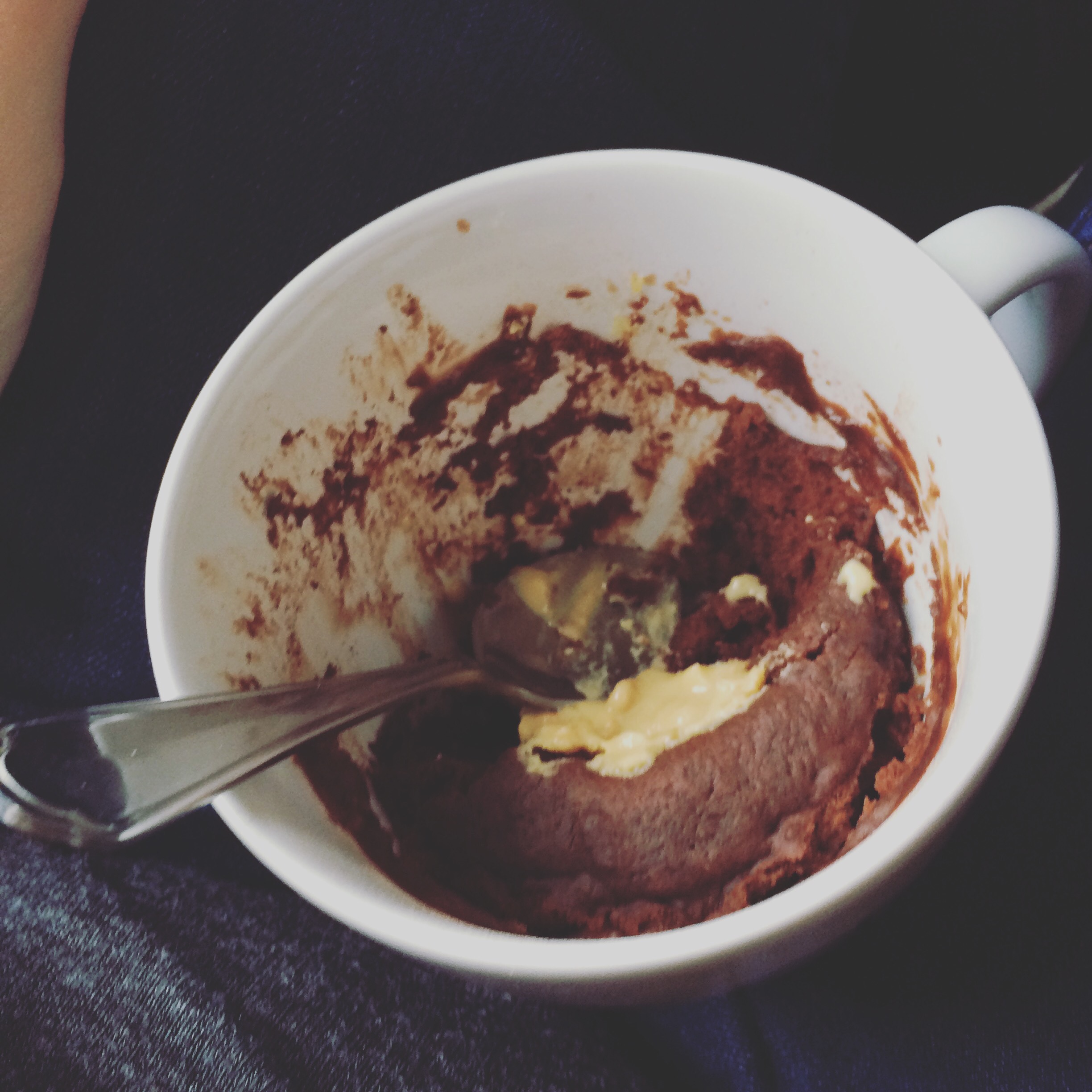 Recipe | Chocolate Peanut Butter mug cake